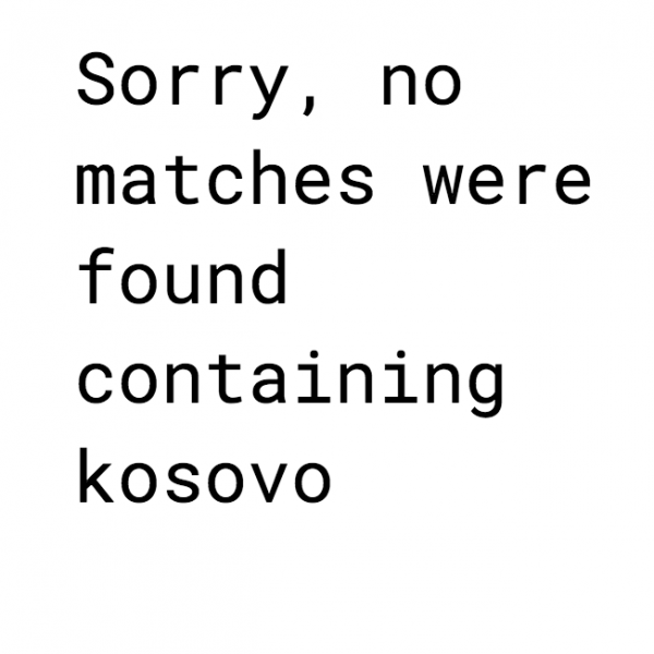 Carlo Zanni, Sorry, no matches were found containing kosovo, 1999